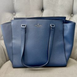 Kate Spade ♠️ Medium Size Blue Tote