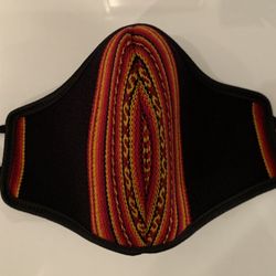 Peruvian Colorful Facemask with filter pocket