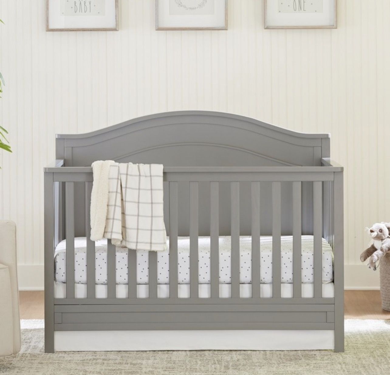 Davinci Charlie 4-in-1 Convertible Crib - Gray