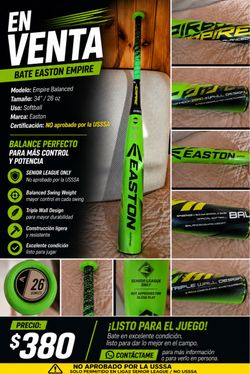Easton Empire Balanced Softball Bat 34/26