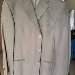 Light Brown 100% Linen Men’s Jacket 