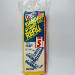 VINTAGE NEW Quickie Standard Sponge Mop Refill #0482 044 045 046 048 049 Type S