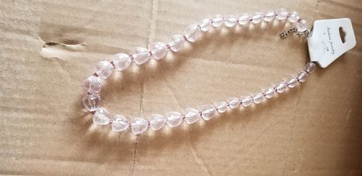 Light pink pretty necklace