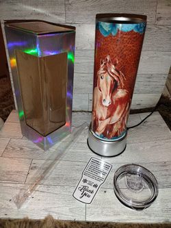 This Girl Runs On Jesus And Horses Sublimation Tumbler