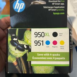 HP Ink 4 pack 