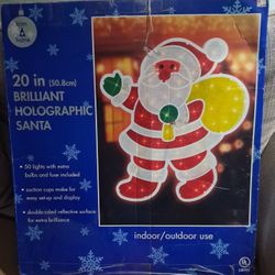 Vintage "20in Electric Light Up 🎅 Santa Claus 