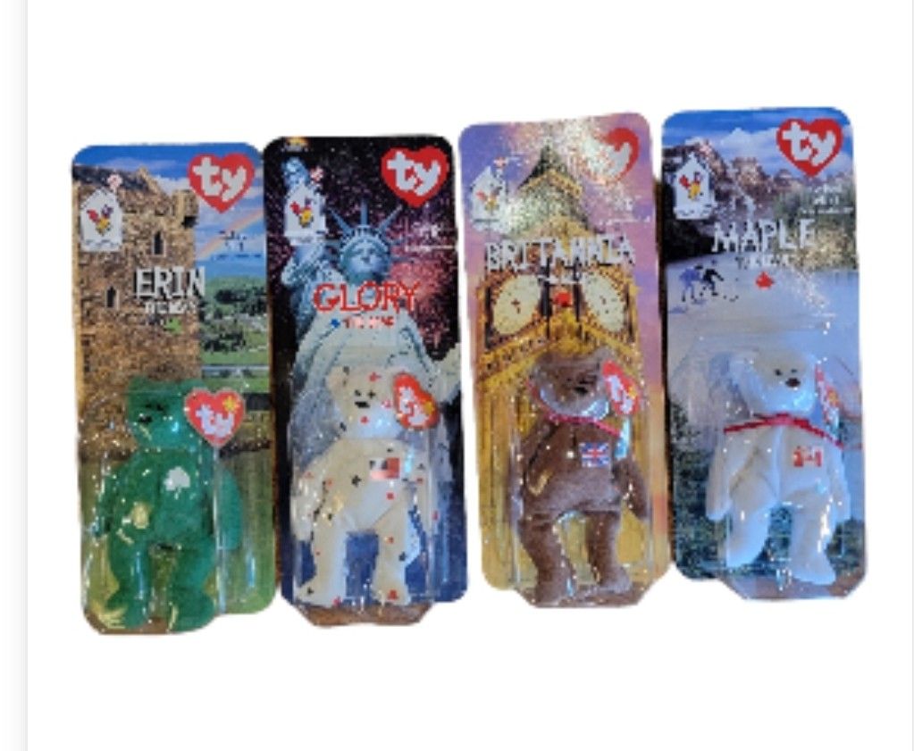 Mcdonalds 1998 TY Complete Collection Beanie Babies with Errors