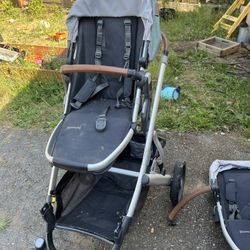 UPPAbaby Vista Double Stroller Green
