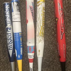 Softball Bats & Gloves 