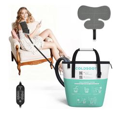 COLDSOOT Cold Therapy Machine for knee with Programmable Timer, Portable