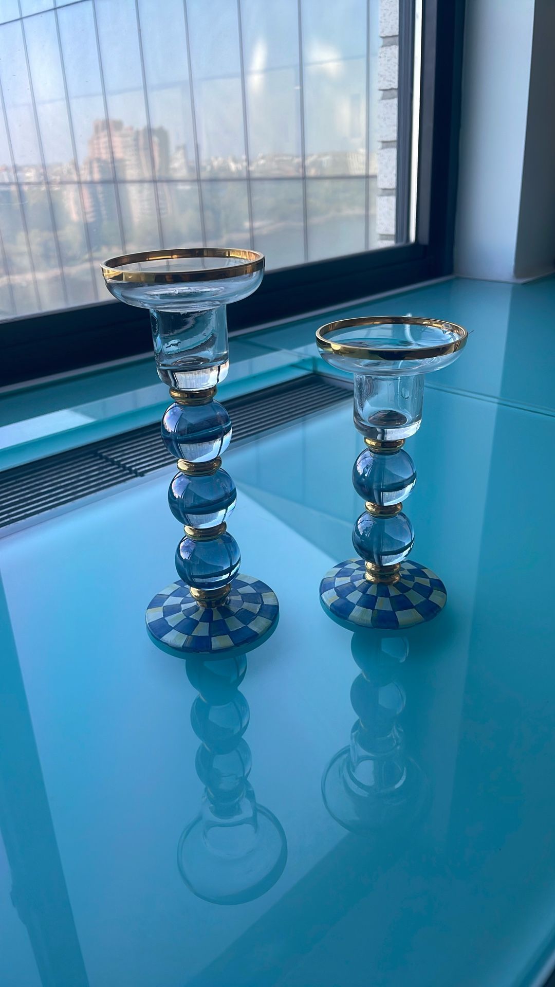 Mackenzie Child Candle Stick Holders
