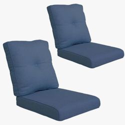 NEW 4 PIECE NAVY REPLACEMENT CUSHION SET (4 inch)