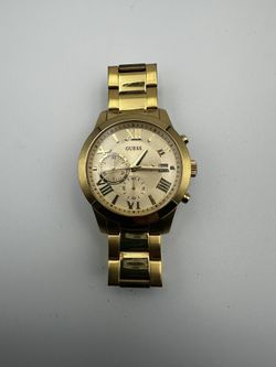Guess Classic Men’s Gold Tone Bracelet Watch