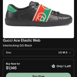 Gucci Men’s Shoes 8.5