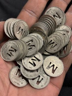 Metro coins 100$ worth