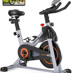 Stationary Bike With Cushioned Seat Cover 