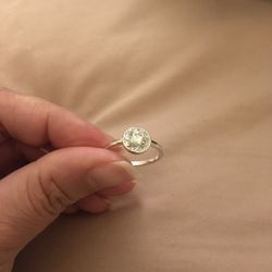 Real 925 Sterling Silver Wedding Ring Size 8