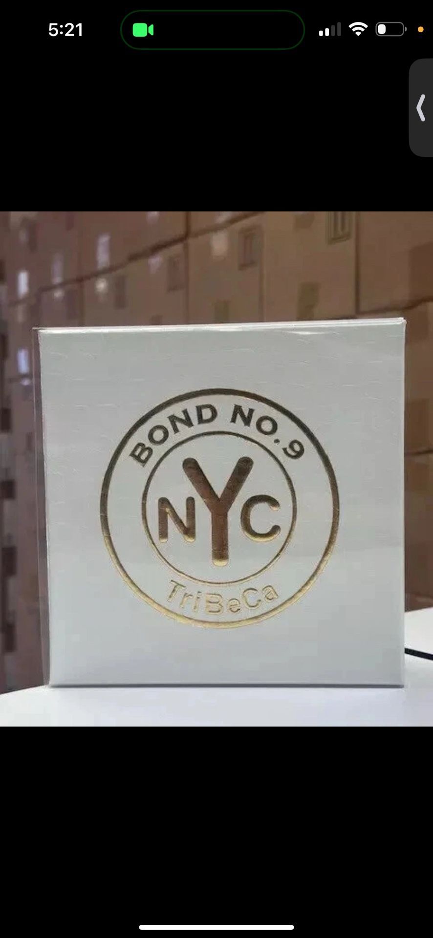 Tribeca Bond Eau De Parfum fl oz /100ml New In Box