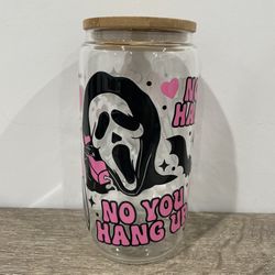 scream glass cup