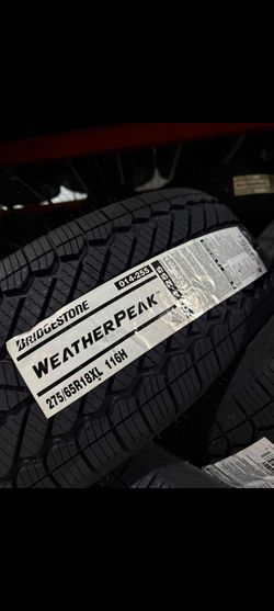 275/65/18 Bridgestone Weatherpeak LLANTAS NUEVAS