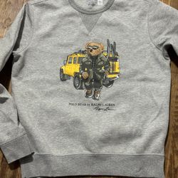 “PRE OWNED-POLO SAFARI BEAR SWEATSHIRT”