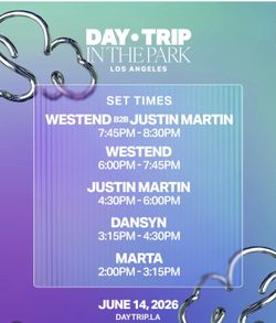 WESTEND daytrip in the park ticket