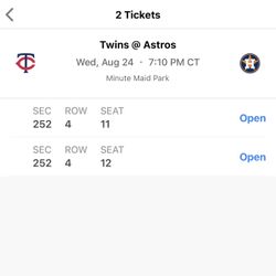 Astros Tickets 