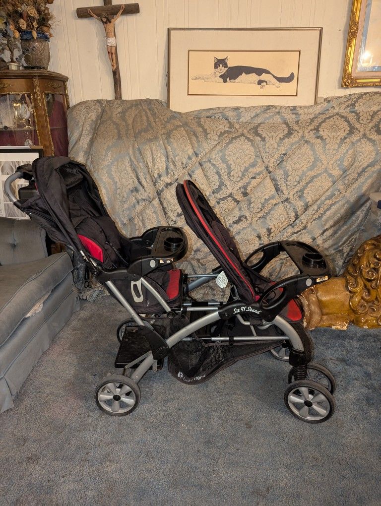 Sit N Stand Double Stroller 
