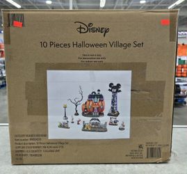Disney 10 Pieces Halloween Village Set
