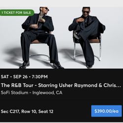 Chris Brown And Usher Ticket