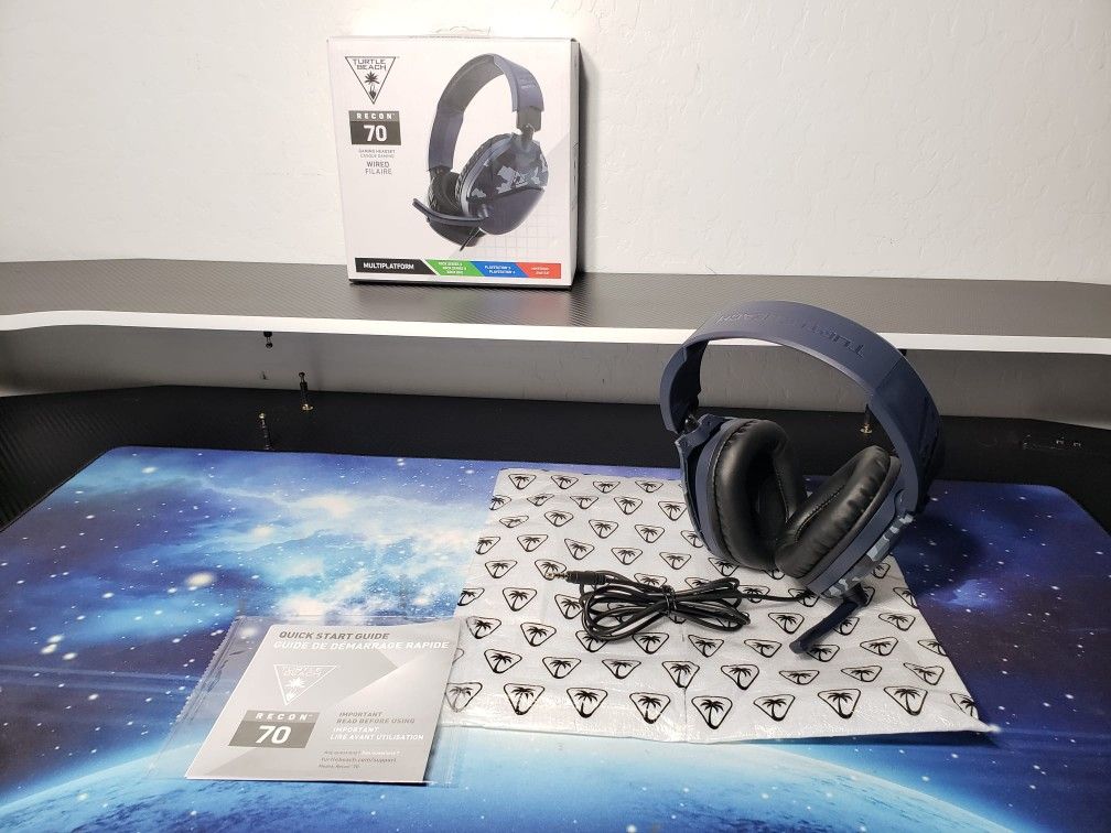 New Turtle Beach Recon 70 Xbox Gaming Headset for Xbox Series X|S, Xbox One, PS5, PS4, PlayStation, Nintendo Switch, Mobile, & PC W/ 3.5mm - Flip-to-M