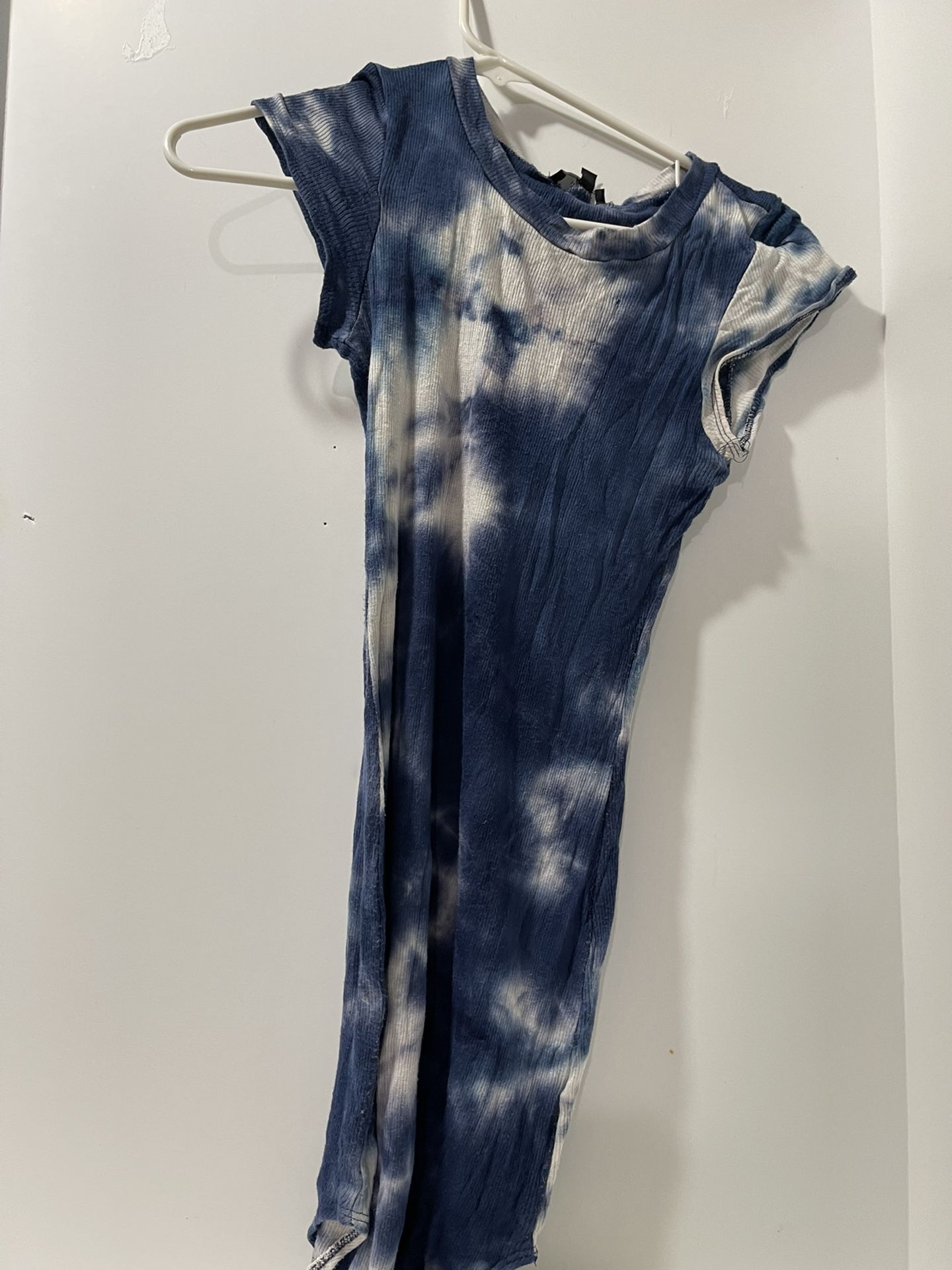 White And Blue Dress