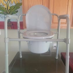 Drive Medical Steel Folding Bedside Commode 