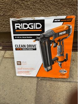 Ridgid nail gun 18 gage