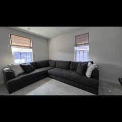 Hybrid comfort sectional sofa /  Material Bouclé