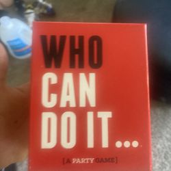 who can do it card game