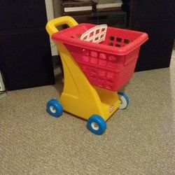 Child's Little Tykes Shopping Cart