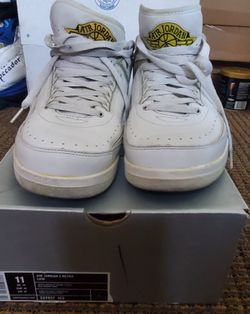 Jordan 2 Low Retro White/Metallic Silver