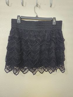 Black Short skirt size L