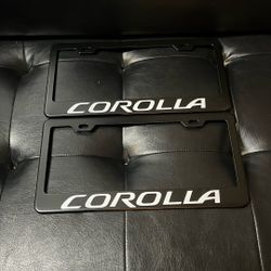 Brand New Corolla License Plate