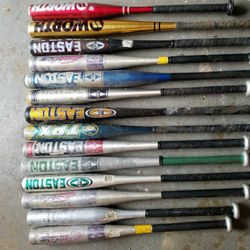 PRICE REDUCED baseball and softball bats