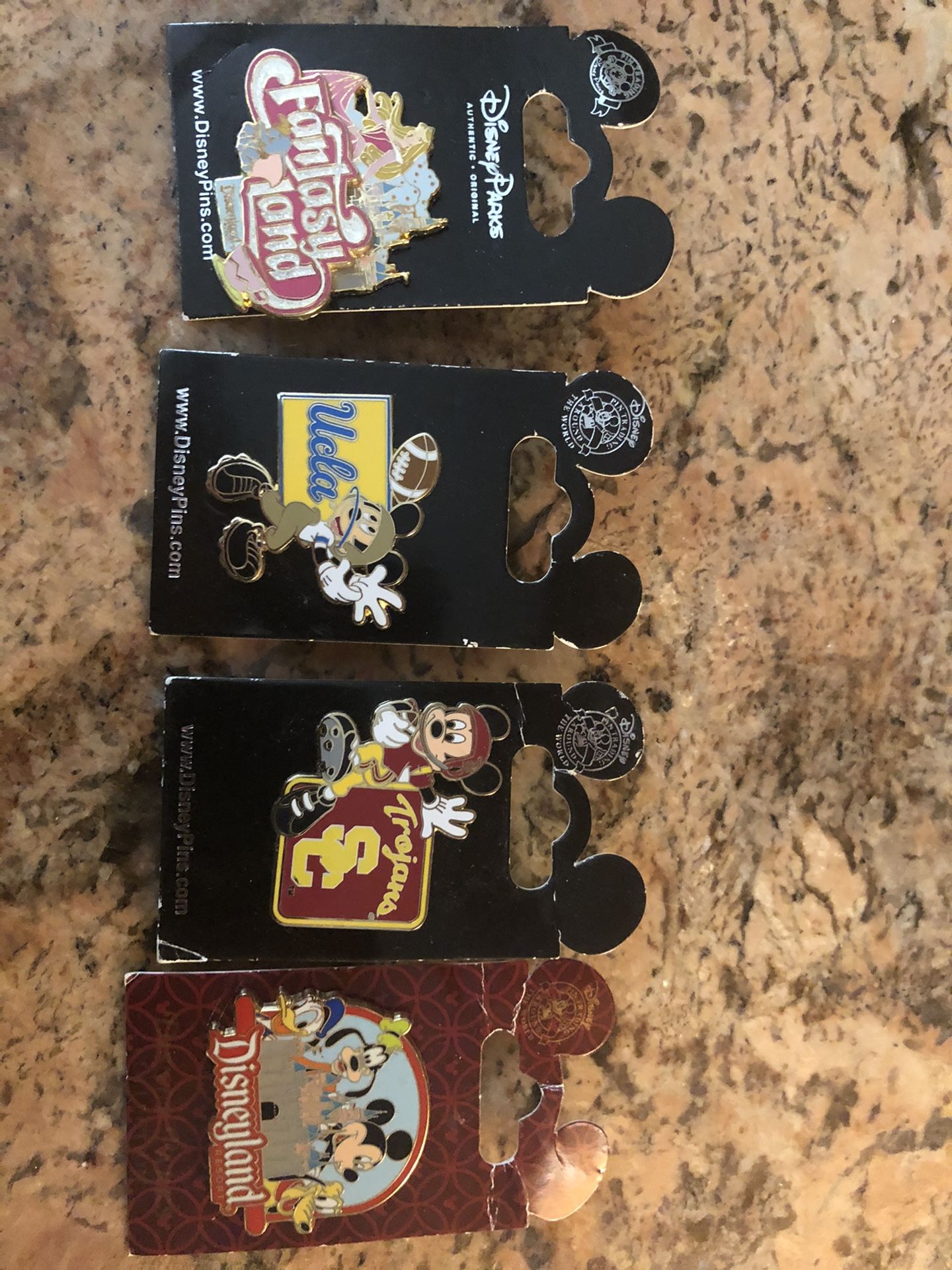 Disney lanyard pins
