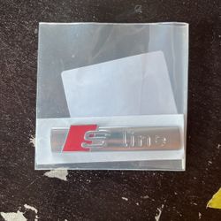 Audi “S Line” Emblem 