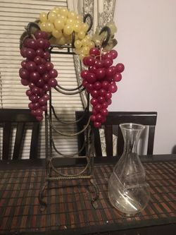 Wine rack & decanter
