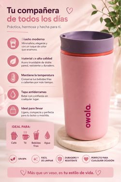 Vaso para café o agua