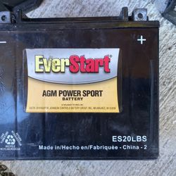 Everstart AGM Power Sport Battery ES20LBS 