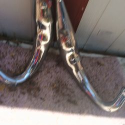 Exhaust Muffler Pipes Yamaha Banshee Steel Or Aluminum I Don't Know