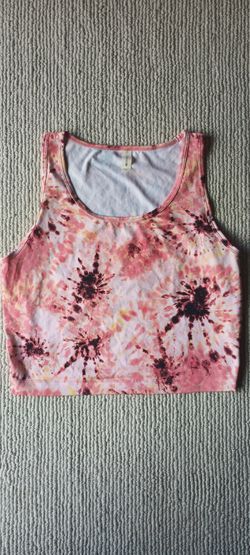 Women's M Tie-Dye Crop Tank Top