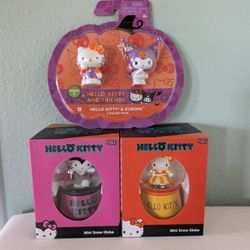 Hello Kitty Halloween Snow Globes & Figurines 