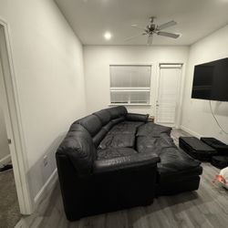 Omnia Italian Leather Couch